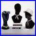 Luxurious Black Velvet Head Model, Can Pinnable Cloth Mannequin Head, Head Hat Stand Display, Velvet Head Wig Stand, Hat Rack withFabric, 1pcs