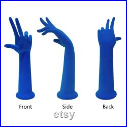 Luxury Colorful Velvet Mannequin Hand,Female Left Right Hand Model Jewelry Display Stand,Necklace Sunglasses Ring Display Hand Dress Form