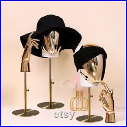 Luxury Head Mannequin,Matte White Color Wig Stand,Maniquins Head for Hat Jewelry Display,Female Male Head Prop Block Dress Form Model