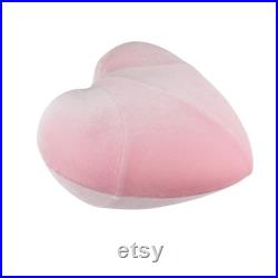 Luxury Velvet Pink Hip Mannequin,Female Suede Underwear Torso Dress Form, Heart-shaped Display Model,Sexy Bust Form for Bar Pants