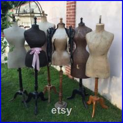 MALE MANNEQUiN BUST Vtg French SHABBy CHiC TAiLOR Store Display Clothes MiliTARiA no SToCKMAN Dummy SEWiNG Corner ATELiER Mid Century 30-50s