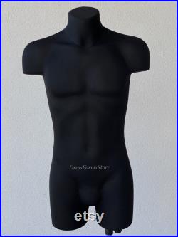 MAN Dress Form with anatomic shape Soft fully pinnable professional Male mannequin with sport figure Tailor dummy