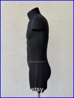 MAN Dress Form with anatomic shape Soft fully pinnable professional Male mannequin with sport figure Tailor dummy