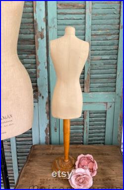 MINIATURE STOCKMAN MANNEQUIN Vintage Half Scale Dress Form