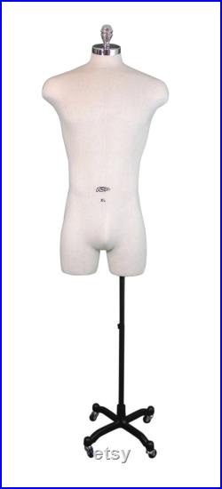 Male Dummy Forms Ideal for Fashion Students and Professionals Dressmakers UK SIZE XL