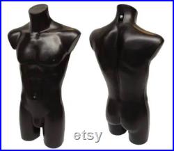 Male Energy Form Underwear Sportswear Fashion and Display Torso WITH WITHOUT Adjustable Metal Floor Stand