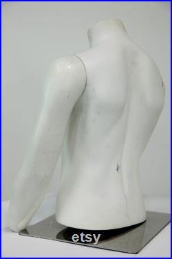 Male Mannequin With Chrome Stand Removable Arms FREE UK Delivery