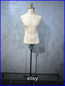 Male Rehearsal Mannequin with Professional Guide Lines,Tailor Mannequin with needle insertion
