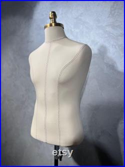 Male Rehearsal Mannequin with Professional Guide Lines,Tailor Mannequin with needle insertion