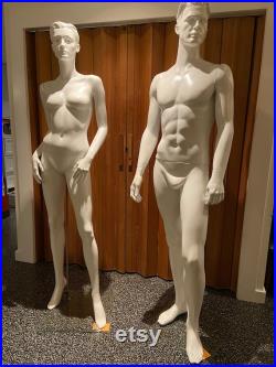 Male and female vintage mannequins x2 Adam and Eve PICK UP ONLY