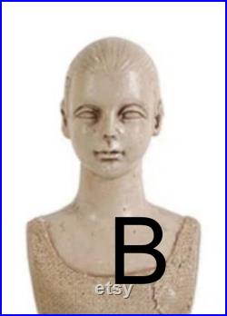 Mannequin Bust, Santos, Shop Display, Jewelry Holder, Necklace Holder, Bust, Statue