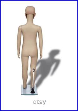 Mannequin Child a Full Body withBase Realistic Display Head Turn Form