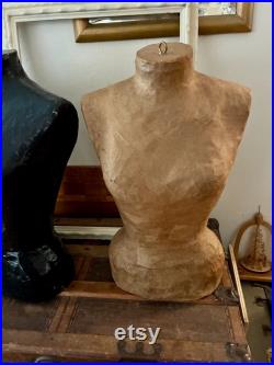 Mannequin Dress Forms, Vintage Mannequin, 22 inch Paper Mache Dress Form Sculpture, Vintage Art dolls, Handmade Artistic Display Mannequins