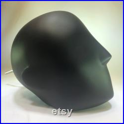 Mannequin Head Androgynous Vintage Display Manikin Dummy Metal Neck Rod