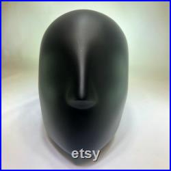 Mannequin Head Androgynous Vintage Display Manikin Dummy Metal Neck Rod