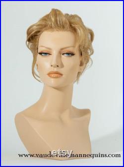 Mannequin Head Female Wig Display Heads from VaudevilleMannequins.com Liliana