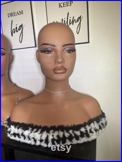 Mannequin Head with Makeup