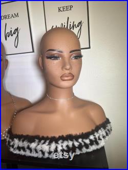 Mannequin Head with Makeup