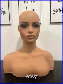 Mannequin Head with Makeup