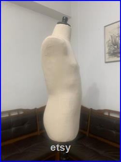 Mannequin Male and Female Torso with Arms Calico Maniquin Vintage French Style Dress Form Jewelry bust Torso paper mashe Tailor Dummy