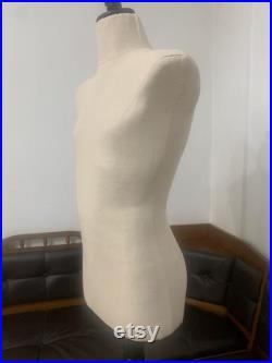 Mannequin Male and Female Torso with Arms Calico Maniquin Vintage French Style Dress Form Jewelry bust Torso paper mashe Tailor Dummy