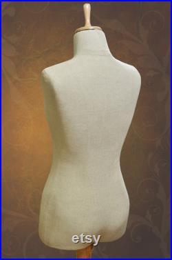 Mannequin Torso Panama Maniquin Vintage French Style Dress Form Jewelry bust display Torso paper mashe Tailor Dummy Jewelry Holder Organizer