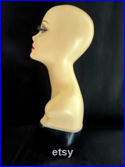 Mannequin display bust for wigs and accessories