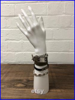 Mannequin display hand female white plastic