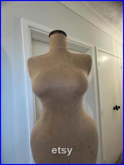 Mannequin dress form dummy torso wasp waist brazilian plus size
