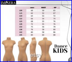 Mannequin torso Iminera Dance Kids Child Mannequin for Dance Costumes, Gymnastics, Leotards and Sewing Display