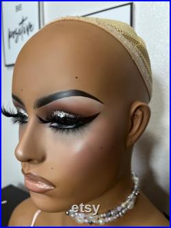 Manniquin Head with Makeup