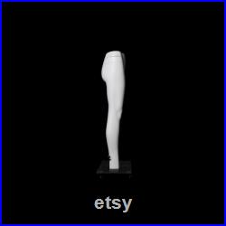 Matte White Female Adult Fiberglass Invisible Ghost Photography Mannequin Legs GH-FLG02