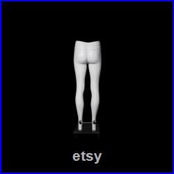 Matte White Female Adult Fiberglass Invisible Ghost Photography Mannequin Legs GH-FLG02