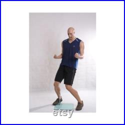 Men's Male Sports Mannequin in Celebratory Pose Celebrating Victory Realistic Male Mannequin PW1