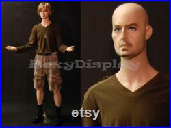 Men's Realistic Fleshtone Full Body Mannequin With Movable Elbows Base Included BC8