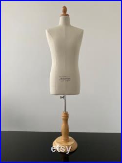Mens 1 2 Half Scale of Size 40 Professional Body Form (table top adjustable)