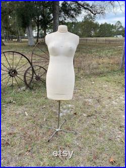 Mid century dress form, Vintage dress form, vintage mannequin, Fashion design, dressmaker, tailor, store display