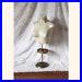 Midcentury Mannequin Bust Shop Display dress form woman bust white bust white mannequin store display tabletop shirt display