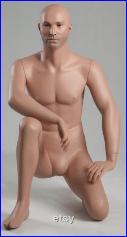 Military Male Kneeling Mannequin MSG01 (without uniform)