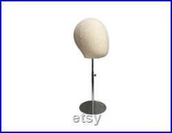 Millinery Hats Display Wigs Display Adjustable Gold Base Female Mannequin Head Lucia