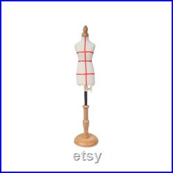 Mini Female Dress Form 1 4 Scale Pinnable Foam Tailor Mannequin