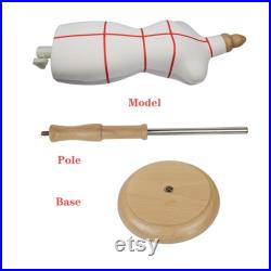 Mini Female Dress Form 1 4 Scale Pinnable Foam Tailor Mannequin