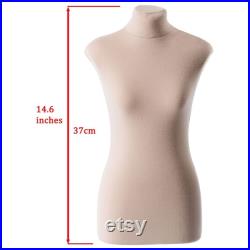 Mini Professional Women's Half Scale Mannequin 1 2 (42) Standard, Tailored Tools, Furnishing Atelier, Sewing, Display Stand, Bust Women