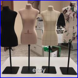 Mini Professional Women's Half Scale Mannequin 1 2 (42) Standard, Tailored Tools, Furnishing Atelier, Sewing, Display Stand, Bust Women