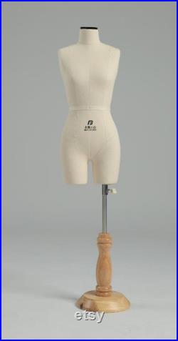 Mini half scale mini mannequin size S M size 6 fully pinnable PU base