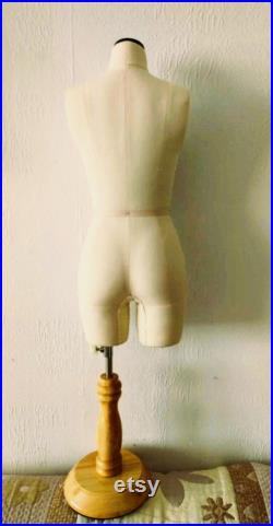 Mini half scale mini mannequin size S M size 6 fully pinnable PU base