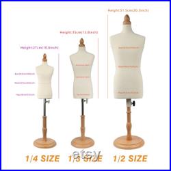 Miniature Male Dress Form 1 4 Scale Pinable Sewing Mannequin Miniature Male Dress Form 1 4 Scale Pinable Sewing Mannequin
