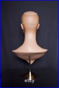 NEW Realistic female mannequin head with MOUNTED eyes