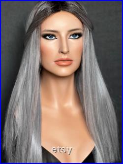 NEW Realistic female mannequin head with eyes