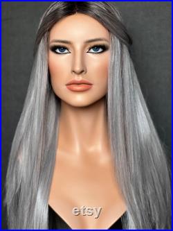 NEW Realistic female mannequin head with eyes